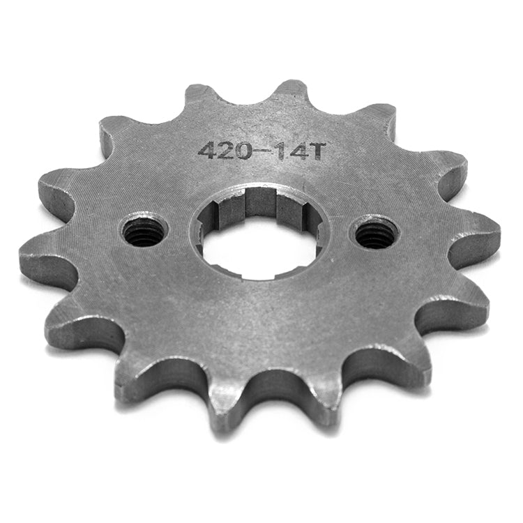 420 14 Tooth MX Front Sprocket for Honda CR 50-80 80-86 CRF 110 13-25 ATC 70 76-81 / Daytona 50 Sprinter JTF253