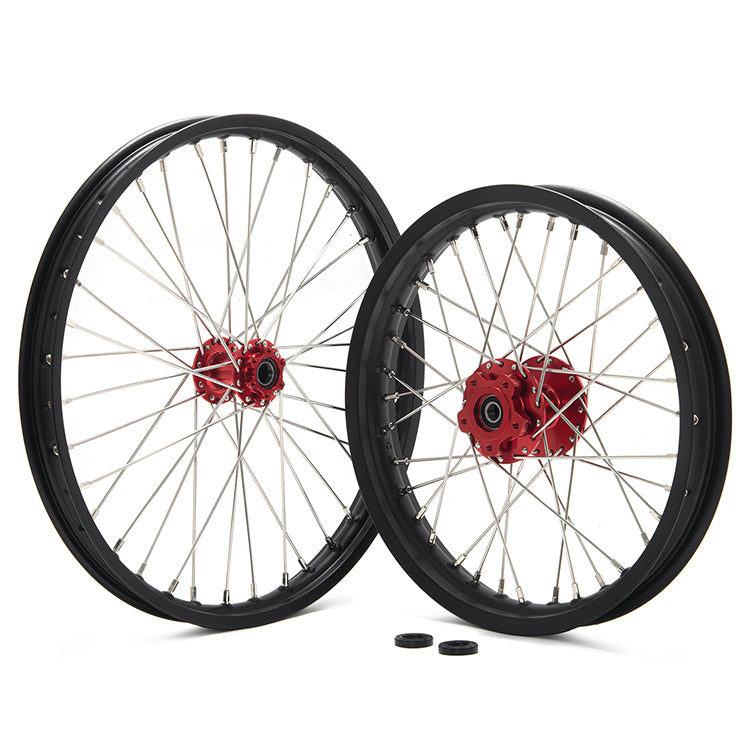 Front / Rear Spoke Wheel Rim Hub Set for Surron Light Bee X / Light Bee S / Segway X160 X260 / 79Bike Falcon M / E Ride Pro-SS 2.0 8