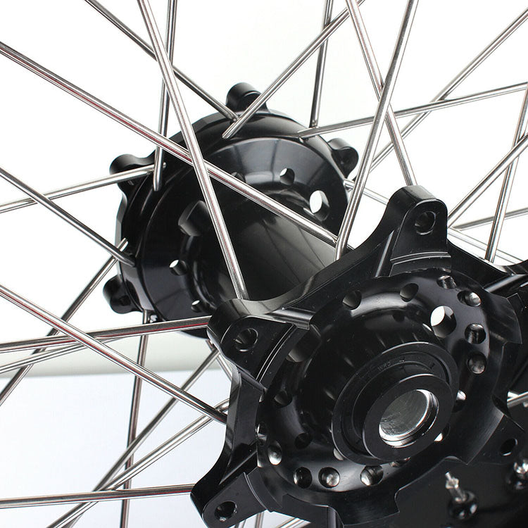 Aluminum Front Rear Spoke Wheel Rim Hub Set for Stark Varg Alpha 80HP / (Standard) 60HP All 4