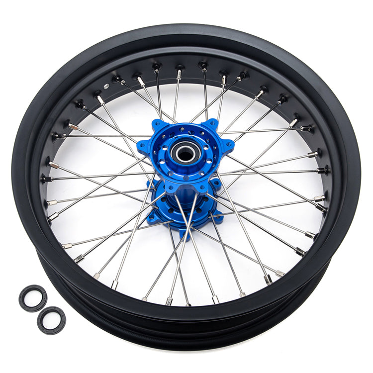 Aluminum Front Rear Spoke Wheel Rim Hub Sets for Sur-Ron Ultra Bee 22