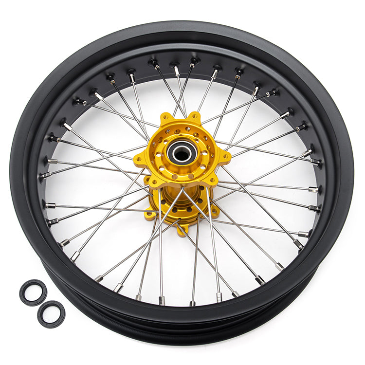 Aluminum Front Rear Spoke Wheel Rim Hub Sets for Sur-Ron Ultra Bee 23