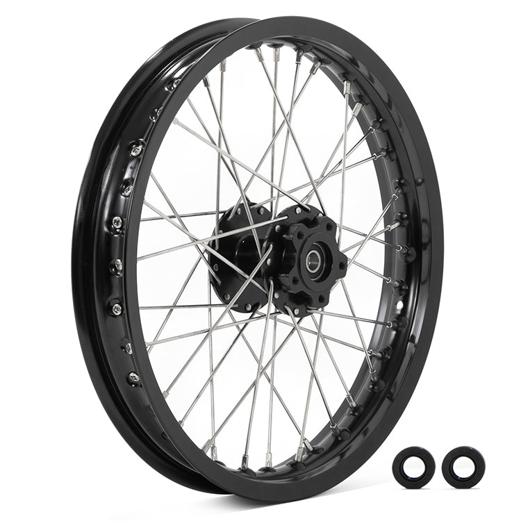 Front / Rear Spoke Wheel Rim Hub Set for Surron Light Bee X / Light Bee S / Segway X160 X260 / 79Bike Falcon M / E Ride Pro-SS 2.0 27