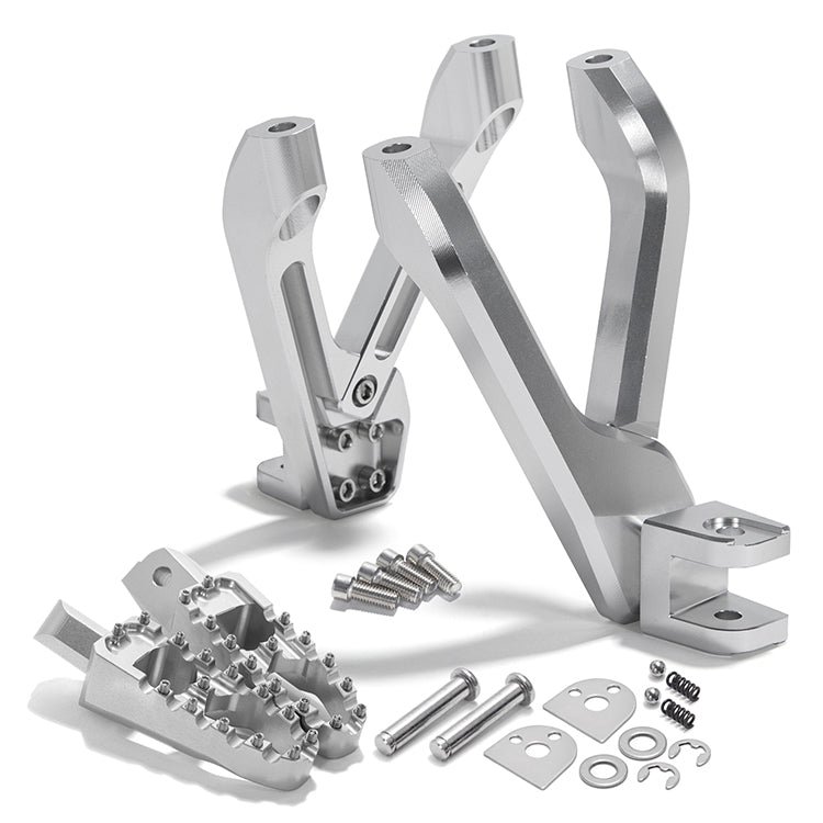Aluminum Rear Passenger Foot Pegs & Mount Brackets For Sur-ron Ultra Bee 6