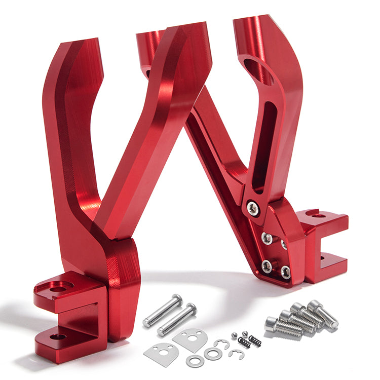 Aluminum Rear Passenger Foot Pegs & Mount Brackets For Sur-ron Ultra Bee 12