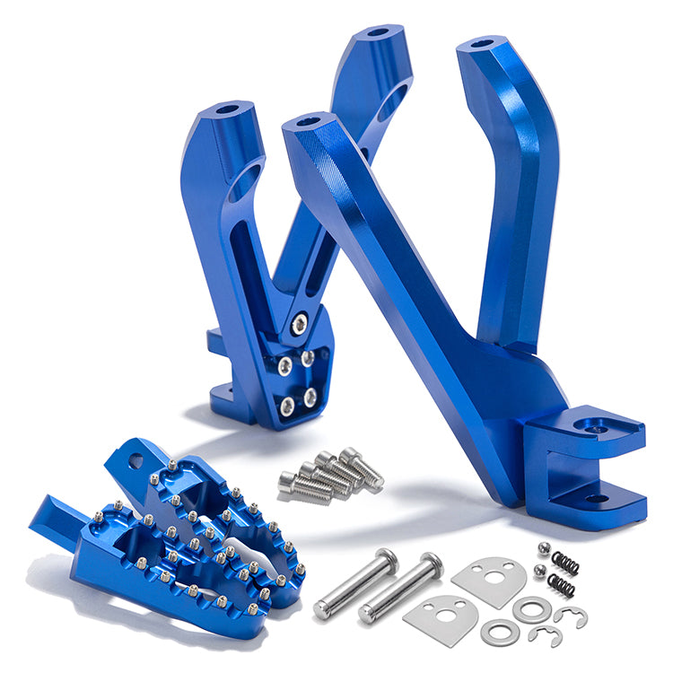 Aluminum Rear Passenger Foot Pegs & Mount Brackets For Sur-ron Ultra Bee 3