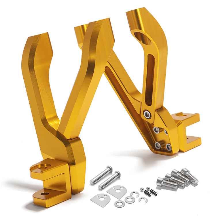 Aluminum Rear Passenger Foot Pegs & Mount Brackets For Sur-ron Ultra Bee 10