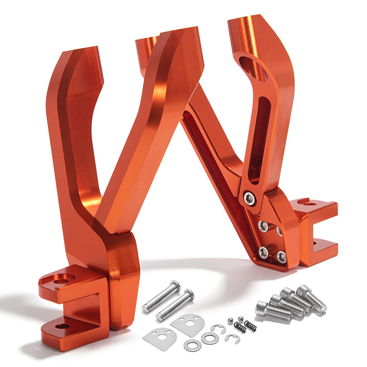 Aluminum Rear Passenger Foot Pegs & Mount Brackets For Sur-ron Ultra Bee 11
