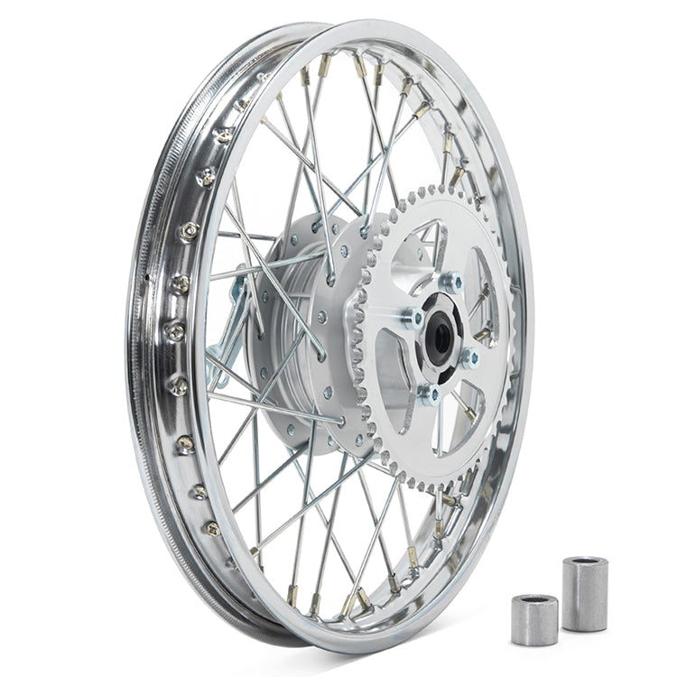 Aluminum Rear Spoke Wheel With Brakes & Sprocket for Honda CRF100F 2004-2013 / XR100R 1985-2004