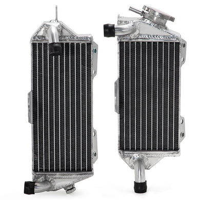 Aluminum Water Cooler Radiators Left / Right for Kawasaki KX500 1988-2004