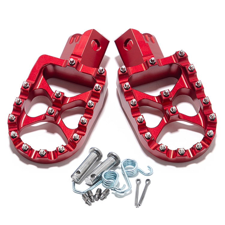 Foot Pegs Pedals For Yamaha PW50 PW80 TTR90 TTR90E TW200 / Honda CR/CRF/XR 50/70/80/100/110 / Kawasaki KLX110 8