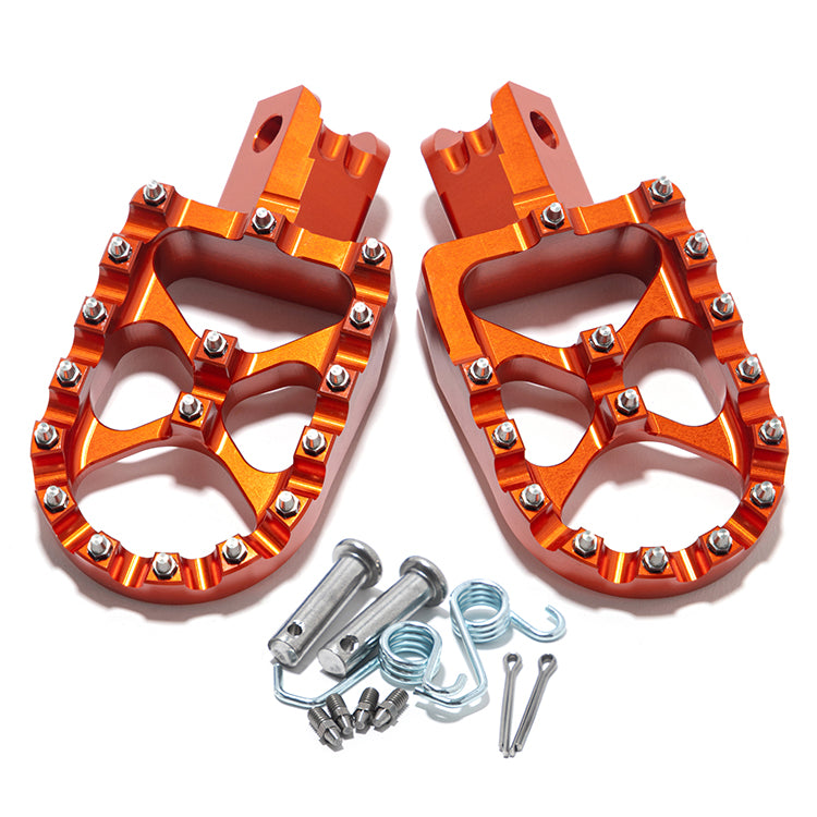 Foot Pegs Pedals For Yamaha PW50 PW80 TTR90 TTR90E TW200 / Honda CR/CRF/XR 50/70/80/100/110 / Kawasaki KLX110 6