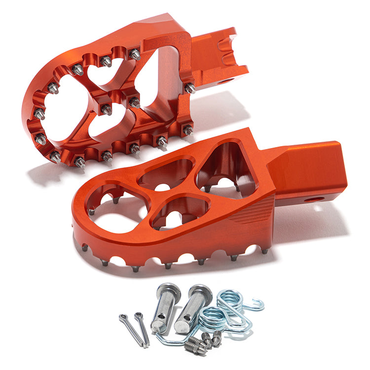Foot Pegs Pedals For Yamaha PW50 PW80 TTR90 TTR90E TW200 / Honda CR/CRF/XR 50/70/80/100/110 / Kawasaki KLX110 7