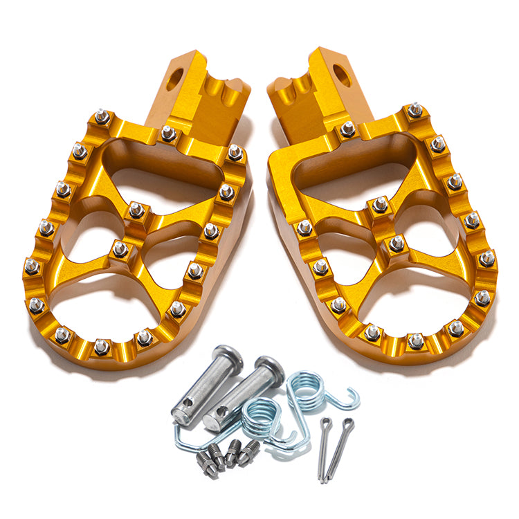 Foot Pegs Pedals For Yamaha PW50 PW80 TTR90 TTR90E TW200 / Honda CR/CRF/XR 50/70/80/100/110 / Kawasaki KLX110 4