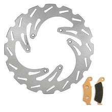 Load image into Gallery viewer, Front Rear Brake Disc Rotors / Pads For Honda CR125R / CR125E 98-01 / CR250R / CR250E 97-01 / CR125E / CR250E Supermotard 00-01