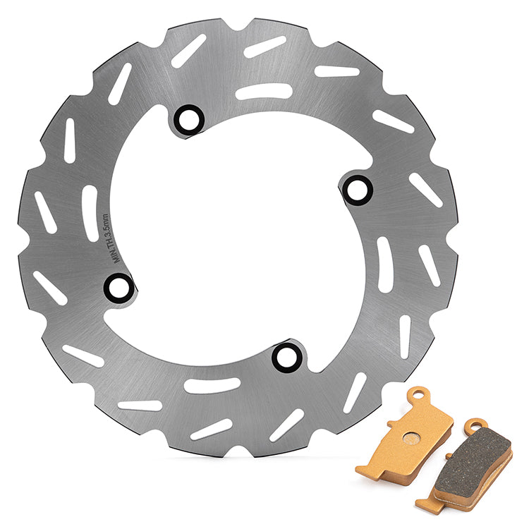 Front Rear Brake Disc Rotors / Pads For Honda CR125R / CR125E 98-01 / CR250R / CR250E 97-01 / CR125E / CR250E Supermotard 00-01 2