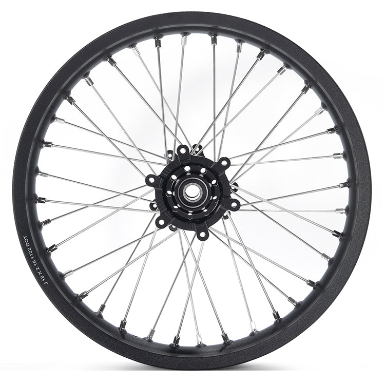 Aluminum 18'' Rear Spoke Wheel Rim Hub Set for Talaria Komodo