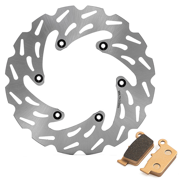 For Yamaha YZ125 / YZ250 / YZ250FX 22-up / YZ250F / YZ 450 FX 21-up /  YZ450F 20-up Front Rear Brake Disc Rotors / Pads 4