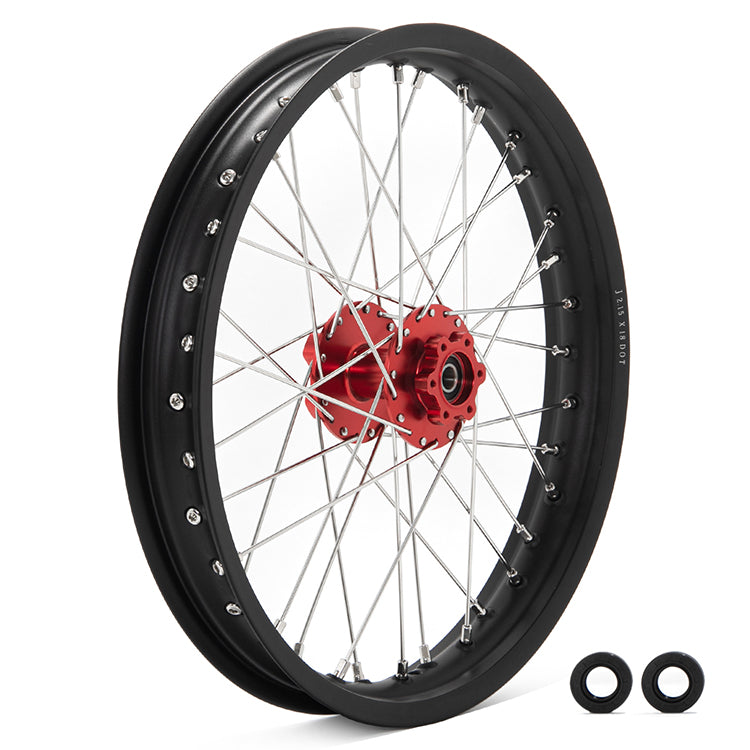 Front / Rear Spoke Wheel Rim Hub Set for Surron Light Bee X / Light Bee S / Segway X160 X260 / 79Bike Falcon M / E Ride Pro-SS 2.0 21