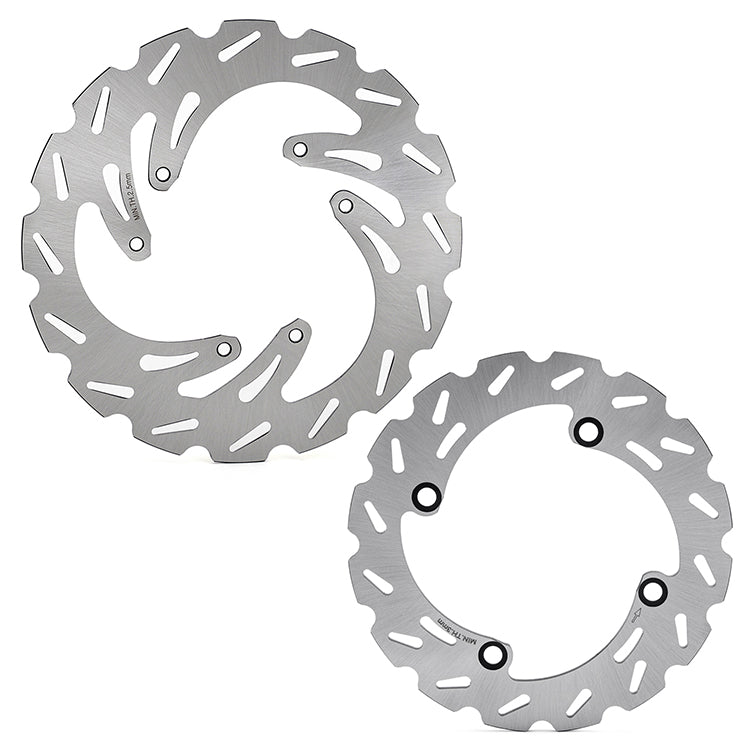 Front / Rear Brake Disc Rotor / Pads For Honda CR125R / CR125E 95-97 / CR250R / CR250E 95-96 / CR500R / CR500E 95-01 4