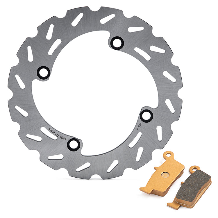 Front / Rear Brake Disc Rotor / Pads For Honda CR125R / CR125E 95-97 / CR250R / CR250E 95-96 / CR500R / CR500E 95-01 6