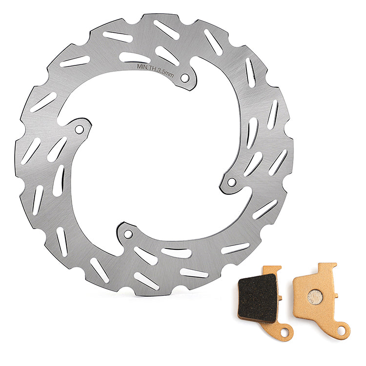 Front / Rear Brake Disc Rotors / Pads For Honda CRF250R / CRF450R 2015-UP / CRF450RX 2017-UP / CRF250RX 2019-UP 3