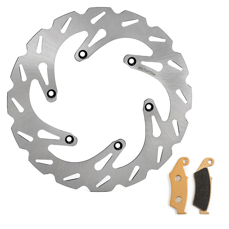 Front Rear Brake Disc Rotors / Pads For Suzuki DRZ400SM 2005-up / RM250 2000-2012 / RM125 2000-2009