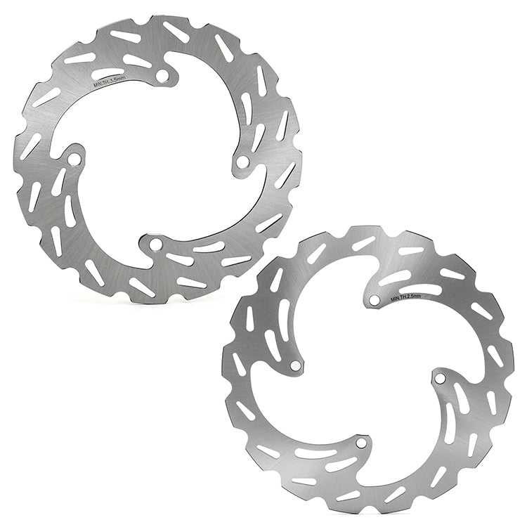 Front Rear Brake Disc Rotors / Pads For Suzuki RMZ250 2019-up / RMZ450 2018-up 6