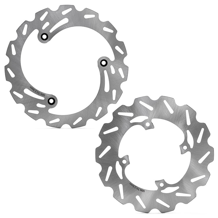 Front Rear Brake Disc Rotors / Pads For Yamaha YZ65 2018-up