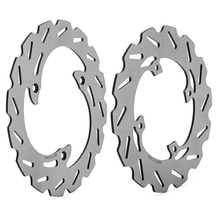 Front Rear Brake Disc Rotors / Pads For Yamaha YZ80 93-01 / YZ80 Big Wheels 94-01 / YZ85 02-12 / YZ85 LW 02-up