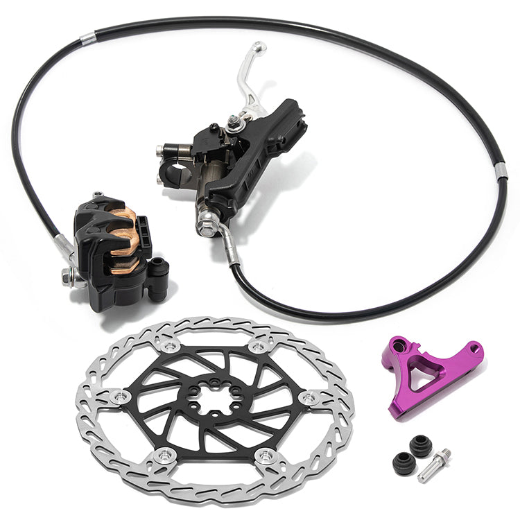 Front / Rear Brake Kit Brake Lever Rotor Caliper For Surron Light Bee X 2019-2026 14