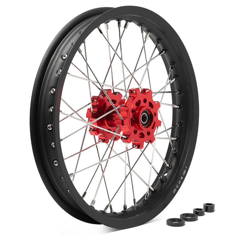 Aluminum Front Rear Spoke Wheel Rim Hub Sets for Talaria Sting MX5 Pro 32
