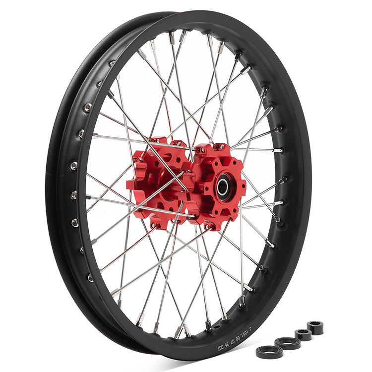 Aluminum Front Rear Spoke Wheel Rim Hub Sets for Talaria Sting MX5 Pro 28