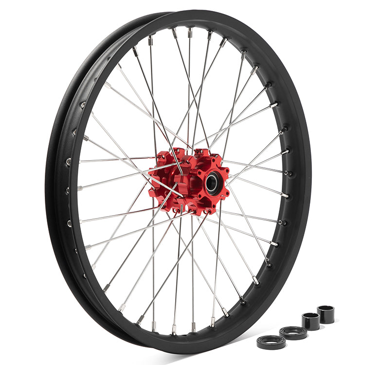 Aluminum Front Rear Spoke Wheel Rim Hub Sets for Talaria Sting MX5 Pro 15