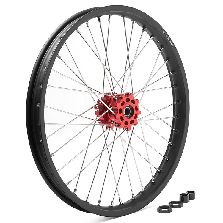 Aluminum Front Rear Spoke Wheel Rim Hub Sets for Talaria Sting MX5 Pro 18