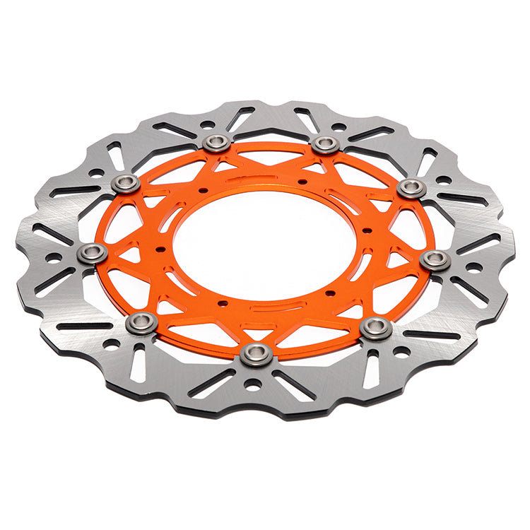 320mm Front Rear Brake Disc Rotors & Bracket for Yamaha  YZ250F YZ450F 2008-2015 / YZ125 YZ250 2008-2016 7