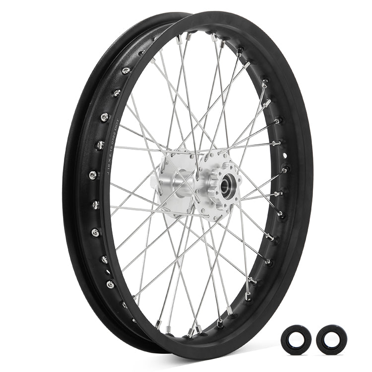 Front / Rear Spoke Wheel Rim Hub Set for Surron Light Bee X / Light Bee S / Segway X160 X260 / 79Bike Falcon M / E Ride Pro-SS 2.0 24