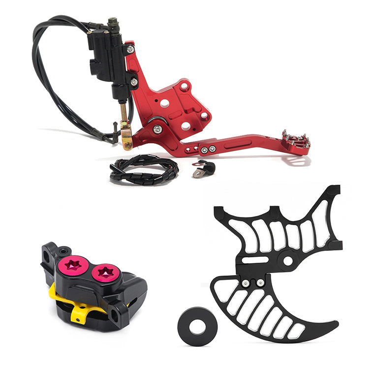 Mineral Oil Aluminum Hydraulic Rear Foot Brake Bracket Kit for Talaria XXX 9