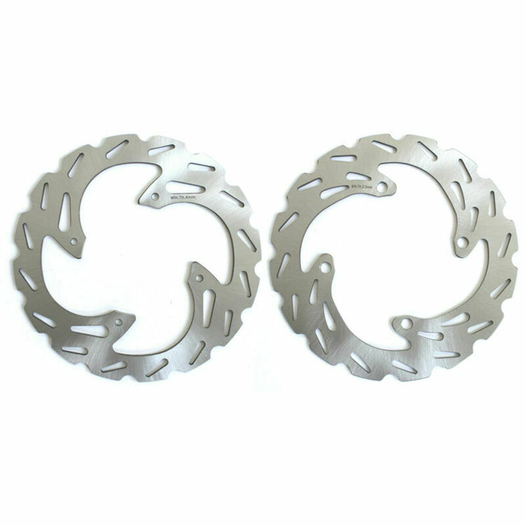 Front / Rear Brake Disc Rotors for Kawasaki KX125 KX250 06-08 /  KX250F KX450F 06-18 / KLX450R 07-UP / KX250X KX450X 21-UP / KXE450F 10-UP 2