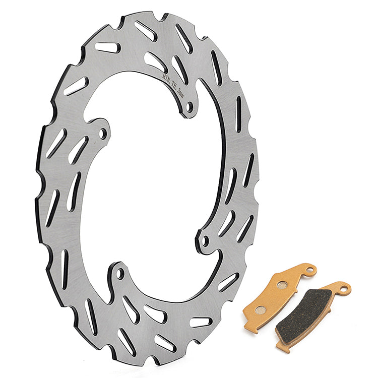 Front / Rear Brake Disc Rotors Pads for Honda XR250 2000-2005 / XR250R XR400R 1996-2004 / XR600R 1993-2000