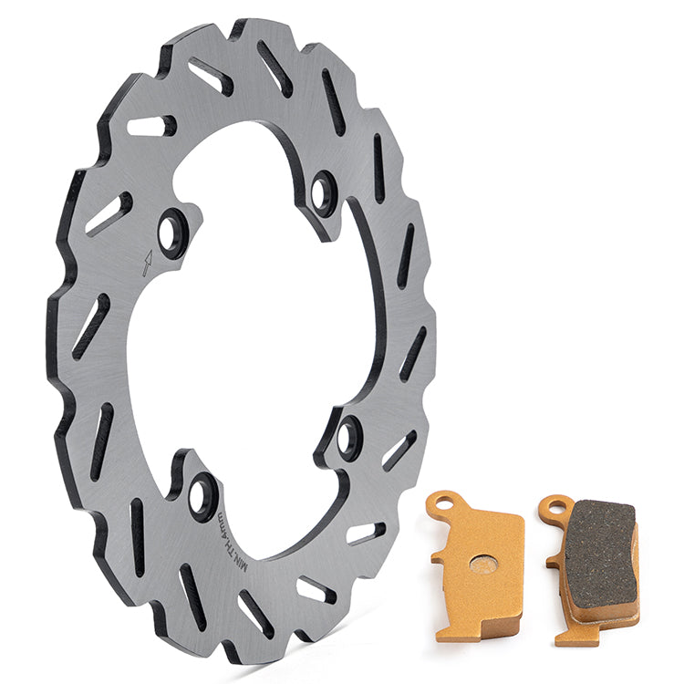 Front / Rear Brake Disc Rotors Pads for Honda XR250 2000-2005 / XR250R XR400R 1996-2004 / XR600R 1993-2000 3