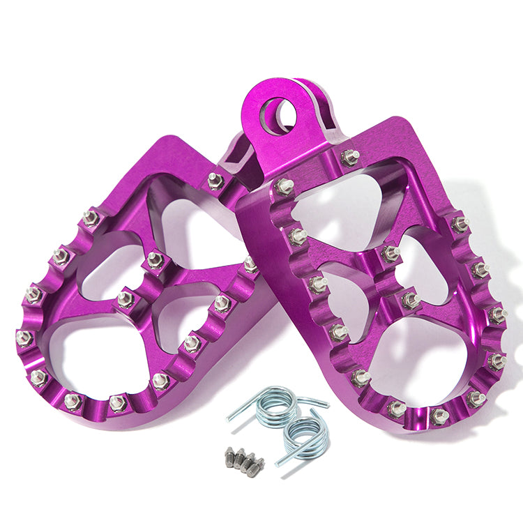 MX Billet Foot Pegs Footrest For Suzuki DRZ400SM 2005-2024 12