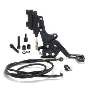 Mineral Oil Aluminum Hydraulic Rear Foot Brake & Dual Caliper Bracket for Talaria Sting MX3 / R MX4