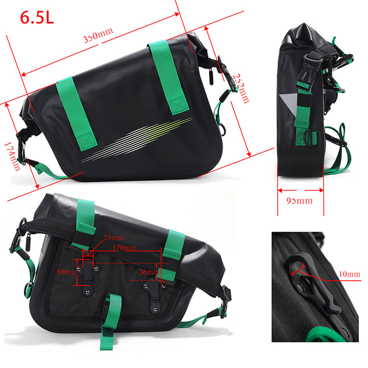Motorcycle 13L Side Saddlebags / Bracket For Sur-ron Ultra Bee 7