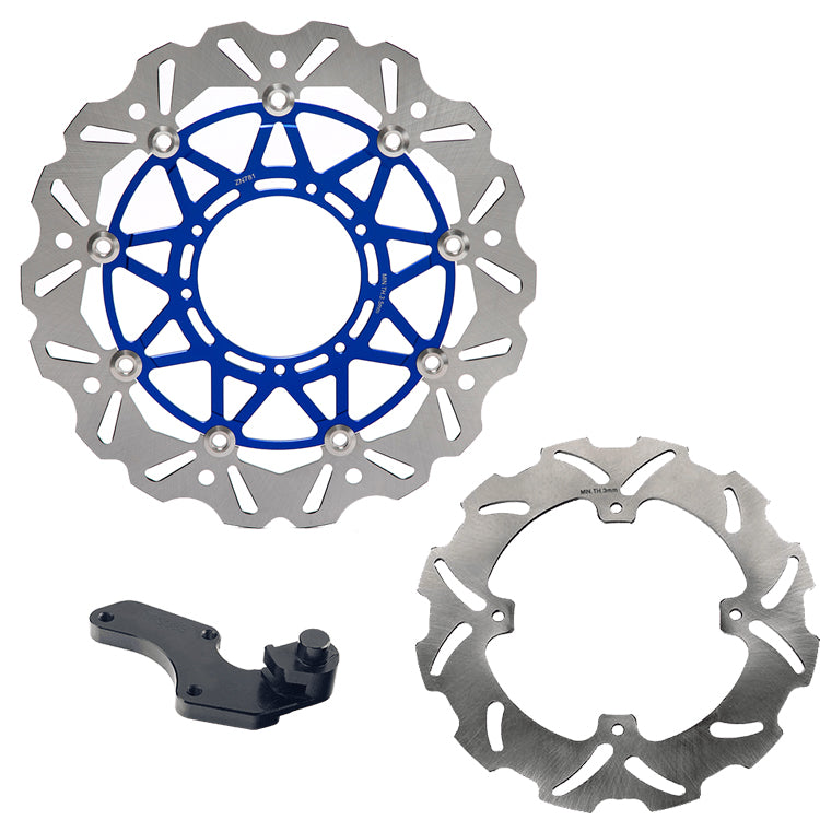 320mm Front Rear Brake Disc & Bracket for Honda CRF250R CRF450R 2004-2014 / CRF250X 2004-2018 /  CRF450X 2005-2018 6