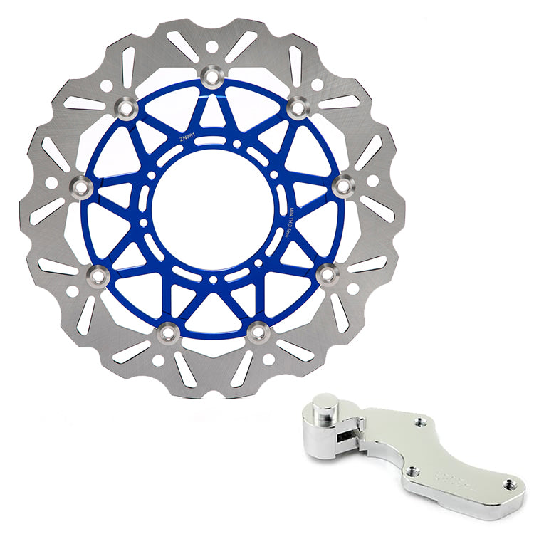 320mm Front Rear Brake Disc & Bracket for Honda CRF250R CRF450R 2004-2014 / CRF250X 2004-2018 /  CRF450X 2005-2018 16
