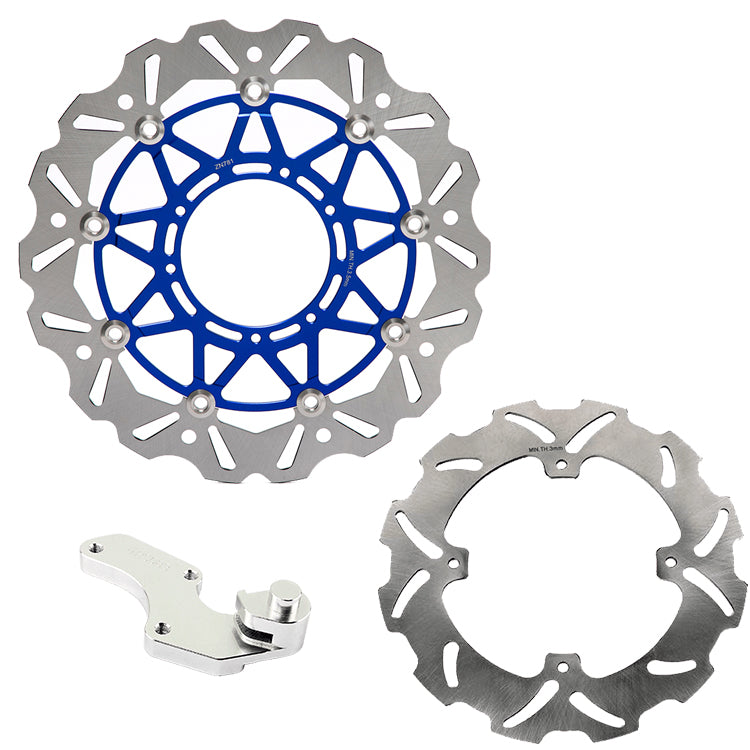 320mm Front Rear Brake Disc & Bracket for Honda CRF250R CRF450R 2004-2014 / CRF250X 2004-2018 /  CRF450X 2005-2018 7