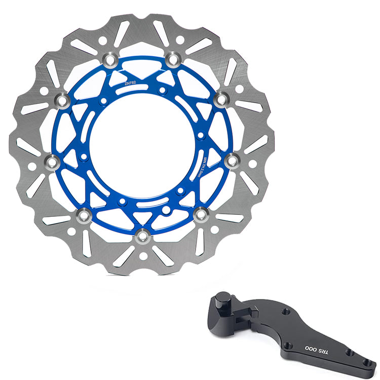 320mm Front Rear Brake Disc Rotors & Bracket For Husaberg FE / FE E / FS / FC / FX 250-450 2014-2017 17