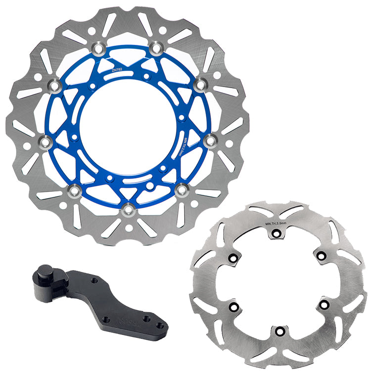 320mm Oversize Front Rear Brake Disc & Bracket for Husaberg 400-650 FE / FE E / FS / FC / FX 1999-2005 6
