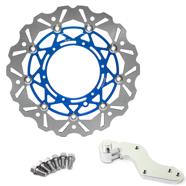 320mm Oversize Front Rear Brake Disc & Bracket for Husaberg 400-650 FE / FE E / FS / FC / FX 1999-2005 27
