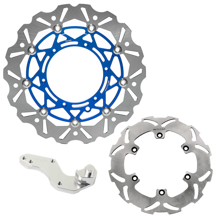 320mm Oversize Front Rear Brake Disc & Bracket for Husaberg 400-650 FE / FE E / FS / FC / FX 1999-2005 9